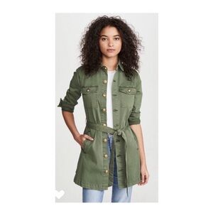 L'agence Green Samantha Safari Belted Jacket